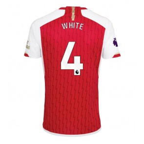 Maillot de foot Arsenal Benjamin White #4 Domicile 2023-24 Manches Courte